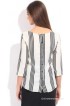 Van Heusen Casual 3/4 Sleeve Striped Women's Top